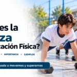 Estudiantes realizando ejercicios de fuerza en Educación Física, imagen del artículo «¿Qué es la fuerza en Educación Física?» de EF 360.
