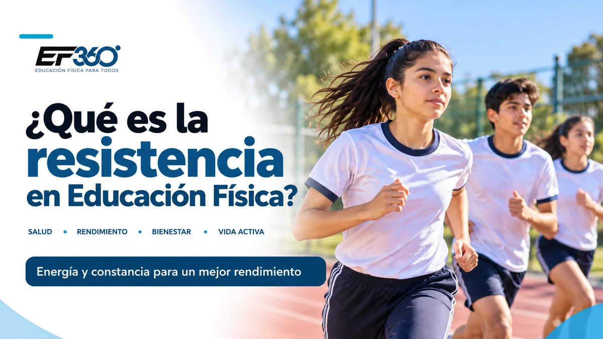 Estudiantes realizando actividades de resistencia física durante una clase de Educación Física, imagen del artículo «¿Qué es la resistencia en Educación Física?» de EF 360.